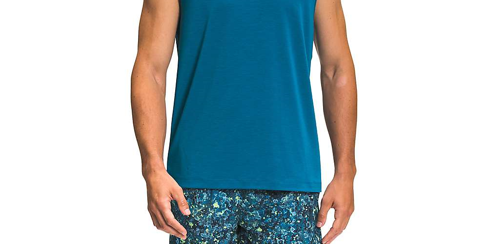 The North Face Men's Wander Sleeveless Top Blue Size Small