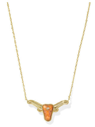Kendra Scott - Women's Longhorn Short Pendant Necklace