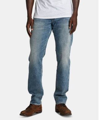 Silver Jeans Co. Men's Eddie Relaxed Athletic Jeans Blue Size 38X32