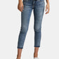 Silver Jeans Co. Women's Crop Skinny Jeans Blue Size 32X25