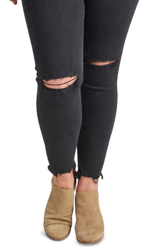 Silver Jeans Co. Women's Most Wanted Skinny Jeans Black Size 18W