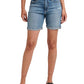Silver Jeans Co. Women's Sure Thing Long Jean Shorts Blue Size 33