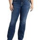 Silver Jeans Co. Women's Elyse Slim Bootcut Jeans Blue Size 16W