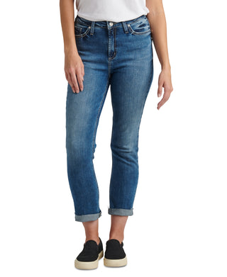 Silver Jeans Co. Women's Girlfriend Slim Jeans Blue Size 29X29