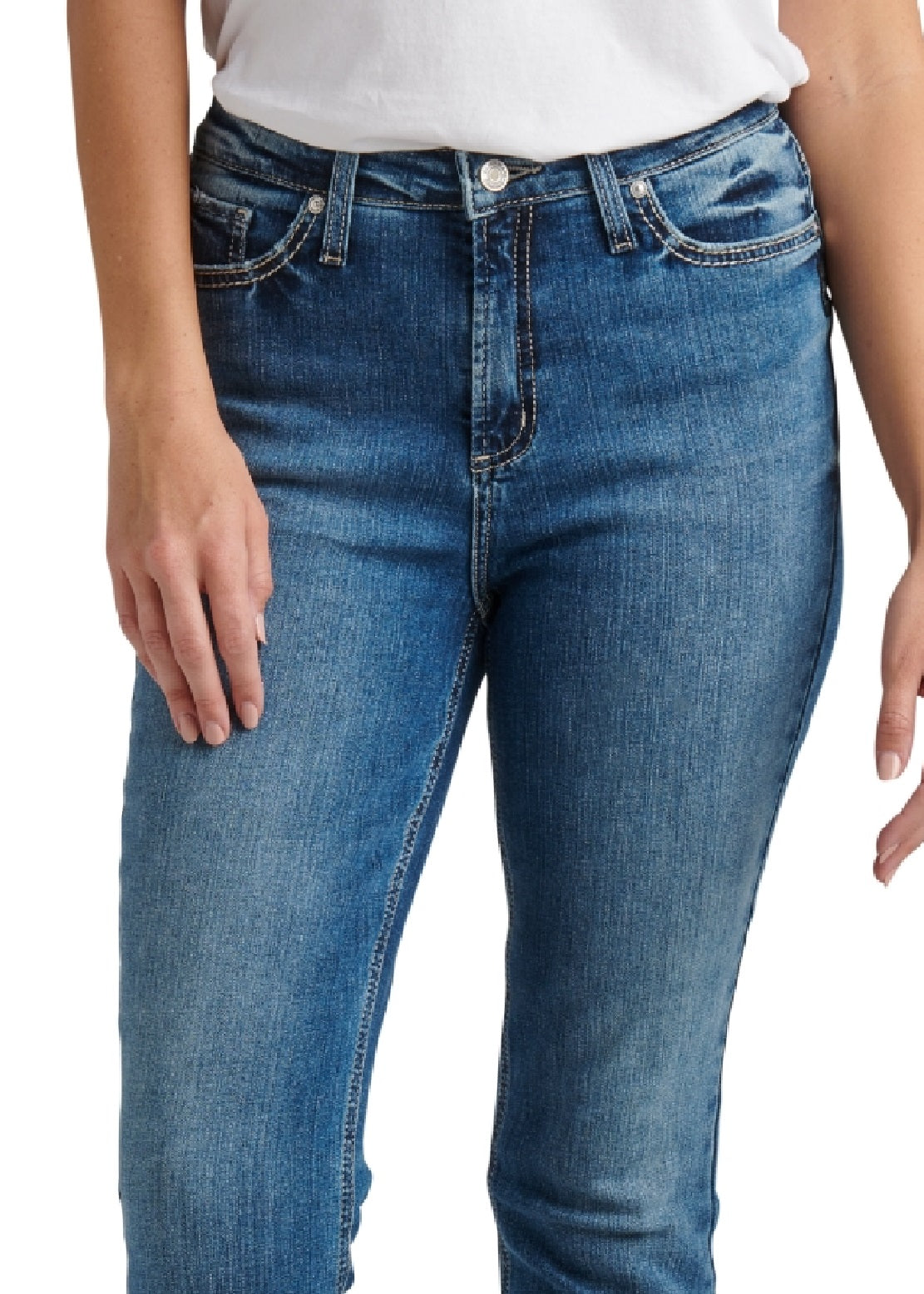 Silver Jeans Co. Women's Girlfriend Slim Jeans Blue Size 30X29