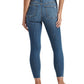 Silver Jeans Co. Women's Most Wanted Distressed High Waist Ankle Skinny Jeans Blue Size 31X27