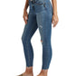 Silver Jeans Co. Women's Most Wanted Distressed High Waist Ankle Skinny Jeans Blue Size 31X27