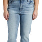 Silver Jeans Co. Women's High Waist Ankle Slim Boyfriend Jeans Blue Size 18W
