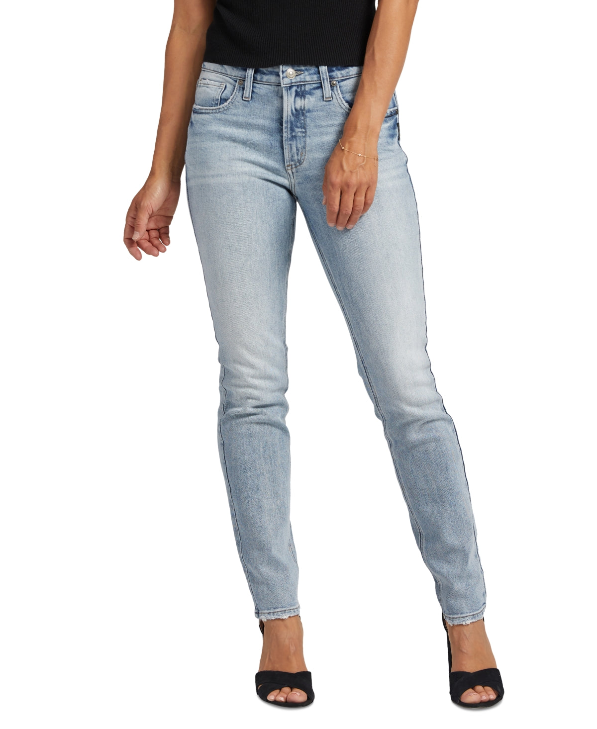 Silver Jeans Co. Women's Most Wanted Straight Leg Jeans Blue Size 31