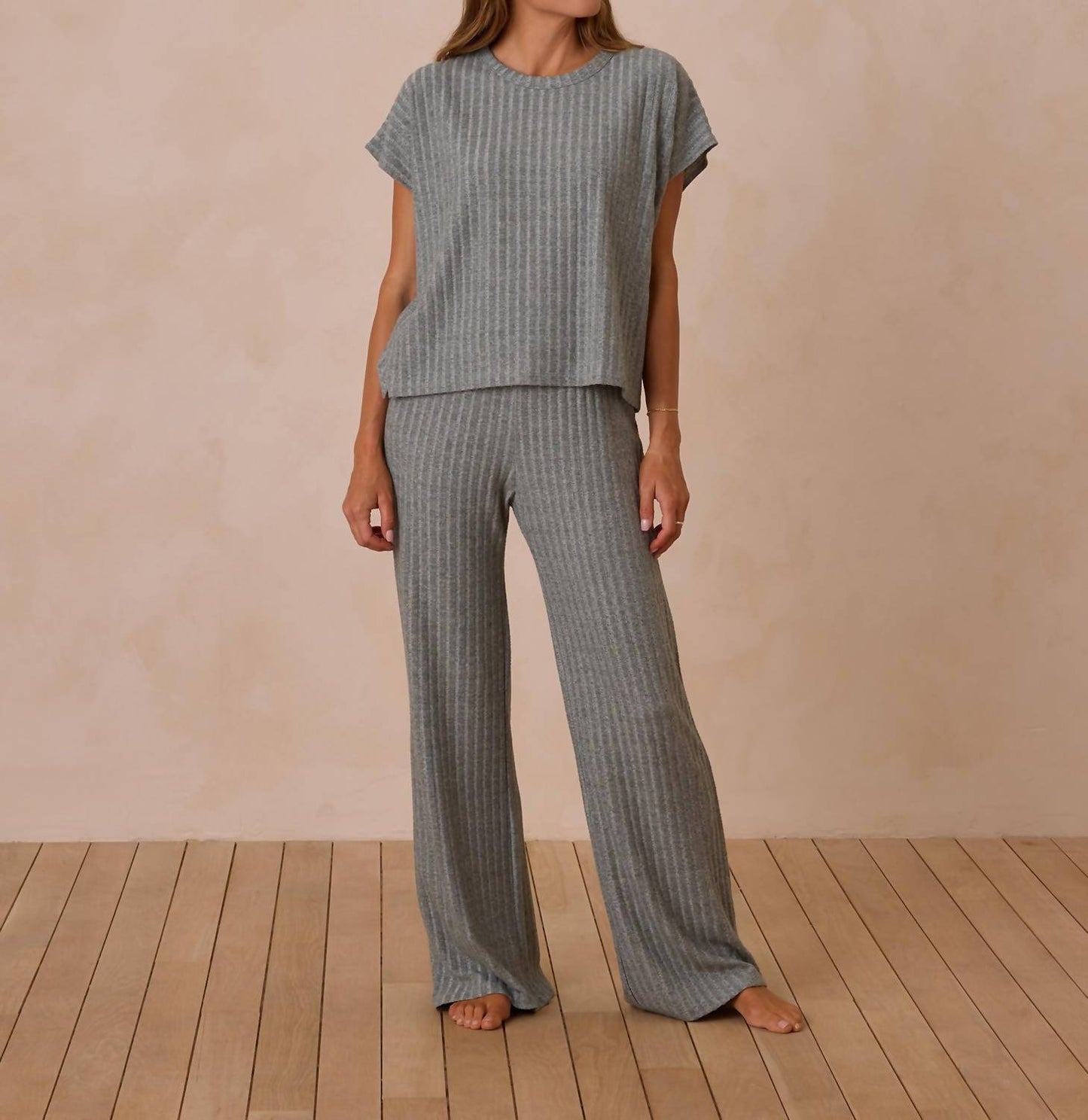 Rylee + Cru - Adult Cozy Cozy Knit Top And Pant Set