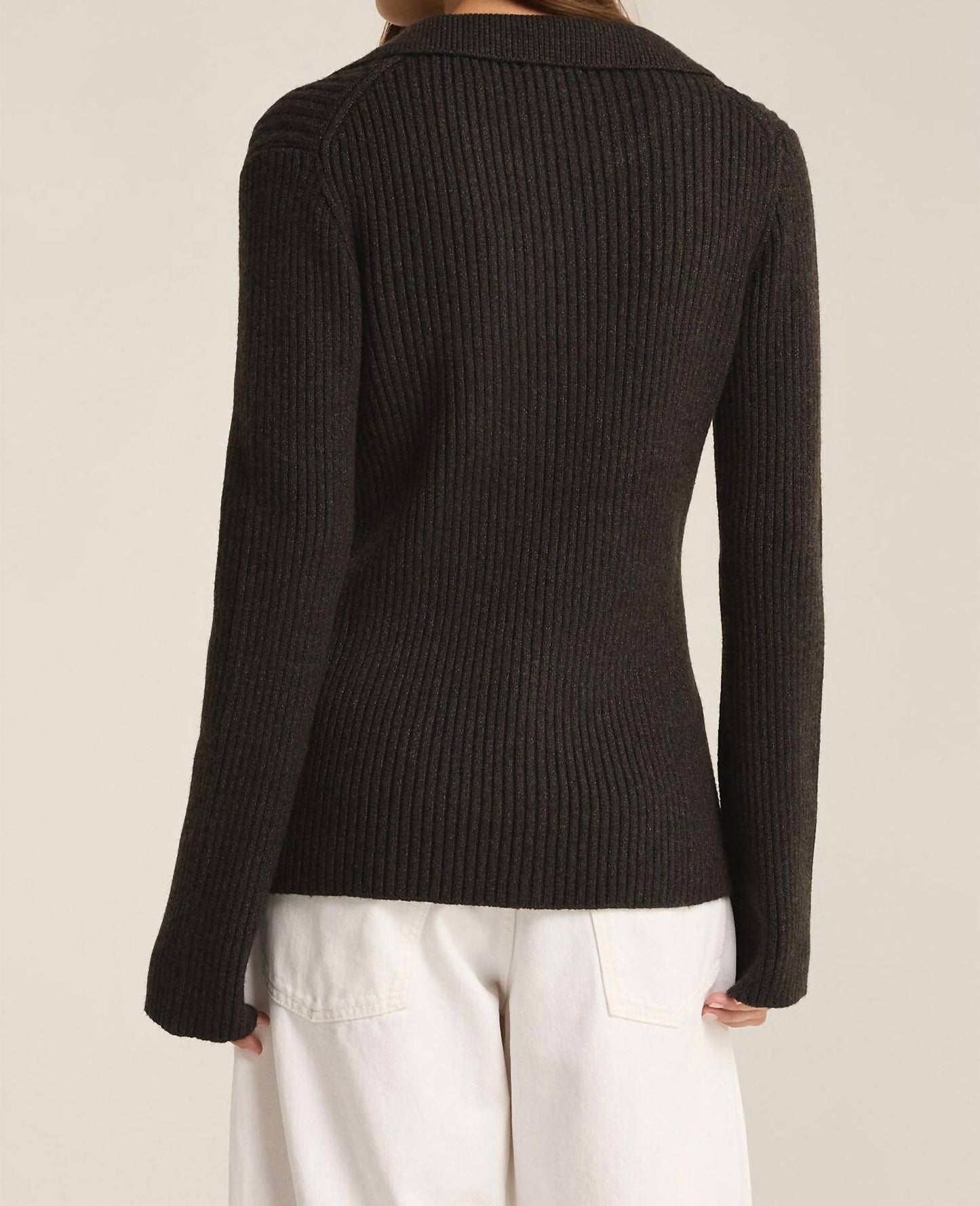 Z Supply - Rina Button Up Rib Sweater