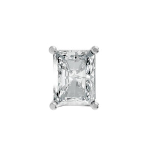 Aamiaa - Women's Radiant Shape 4 Prong Push Back Studs