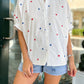 Day + Moon - Americana Star Button Top