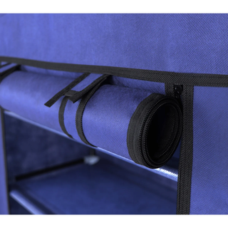 4 Tier Shoe Rack with Side Pocket Holds 24 Shoes