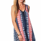 John Paul Richard Women's Printed Knit Dress Blue Size XL