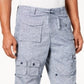 Seanjohn Men's Drawstring Patterned Shorts Blue Size 46