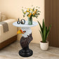 Eagle Head Accent Table Animal Statue End Table