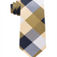 Tommy Hilfiger Men's Bold Plaid Silk Tie Yellow Size Regular