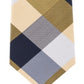 Tommy Hilfiger Men's Bold Plaid Silk Tie Yellow Size Regular