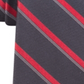 Calvin Klein Men's Molten Bar Stripes Self Tied Necktie Black Size Regular