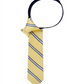 Tommy Hilfiger Boy's Repp Stripe PreTied Tie Yellow Size Regular