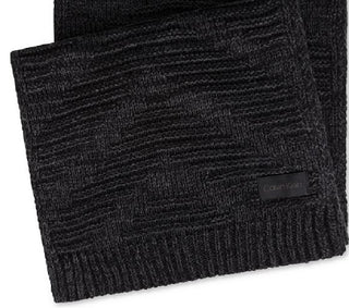 Calvin Klein Men's Textured Scarf Black Size Regular
