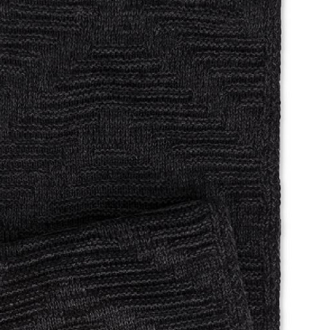 Calvin Klein Men's Textured Scarf Black Size Regular