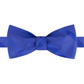 Tommy Hilfiger Men's Textured Stripe ToTie Silk Bow Tie Blue Size Regular