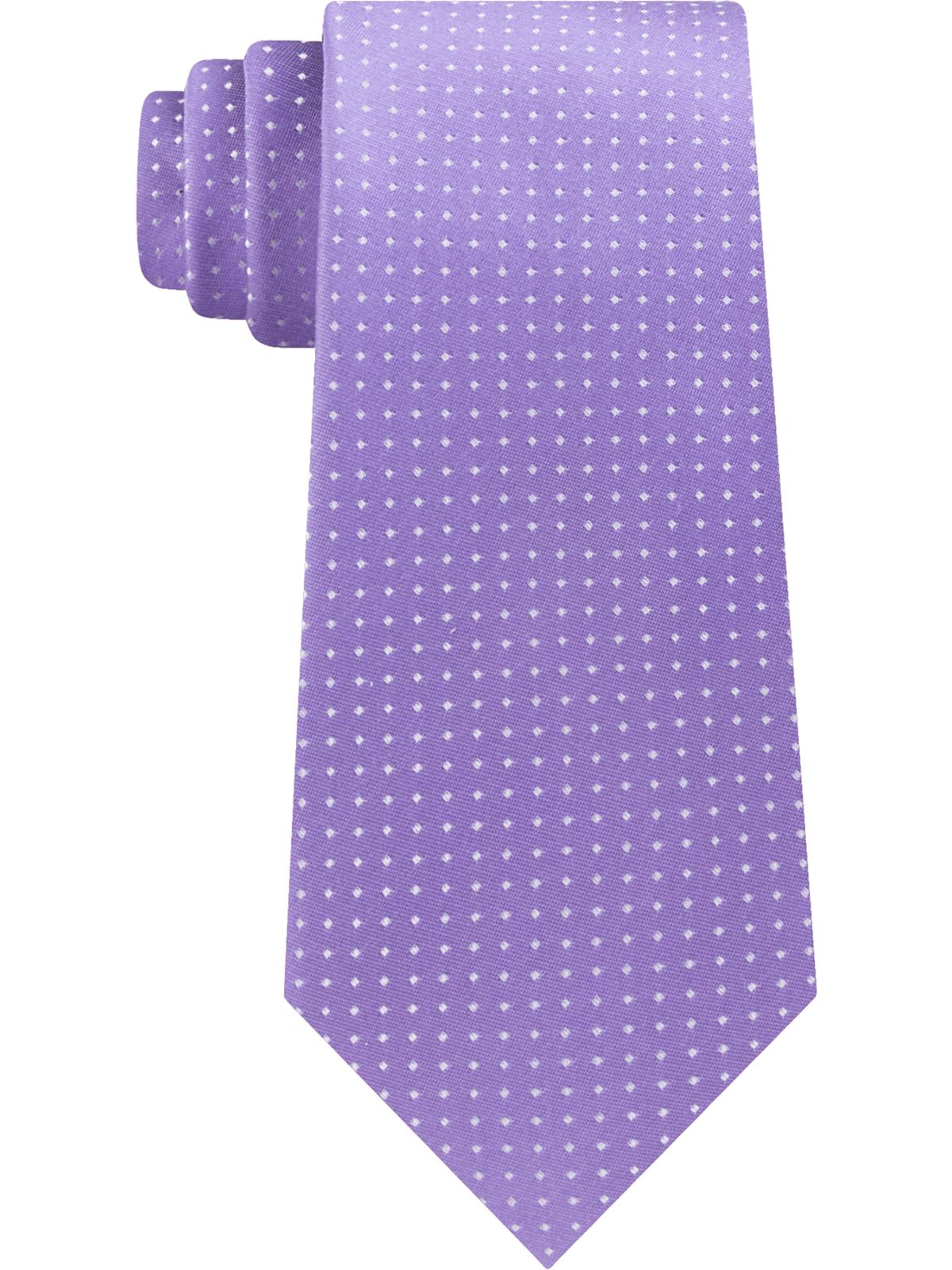 Kenneth Cole Reaction Men's Silk Neck Tie Purple Size Regular