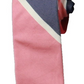 Clavin Klein Men's Silk Cotton Stripe Skinny Neck Tie Pink Size Regular