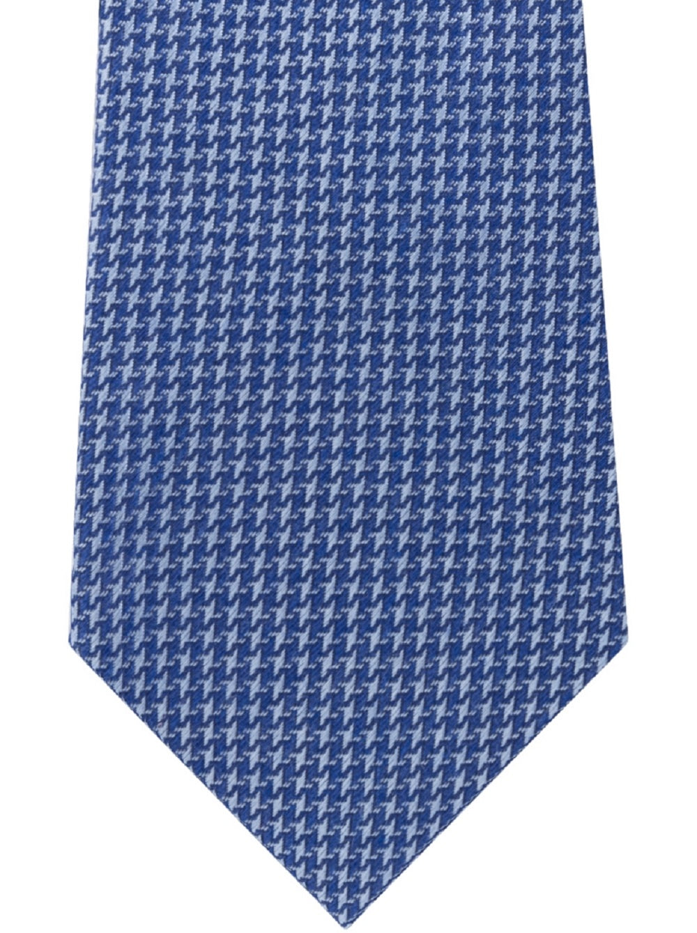 Calvin Klein Men's Slim Houndstooth Tie Blue Size Regular