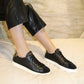 Agl - Women's Velvet And Metallic Sneaker