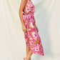 Dress Forum - Asymmetrical Hem Midi Wrap Dress