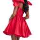 Ashleylauren - Sweetheart Neckline Mini Dress