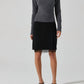 Astr - Itzayana Lace Trim Pencil Mini Skirt