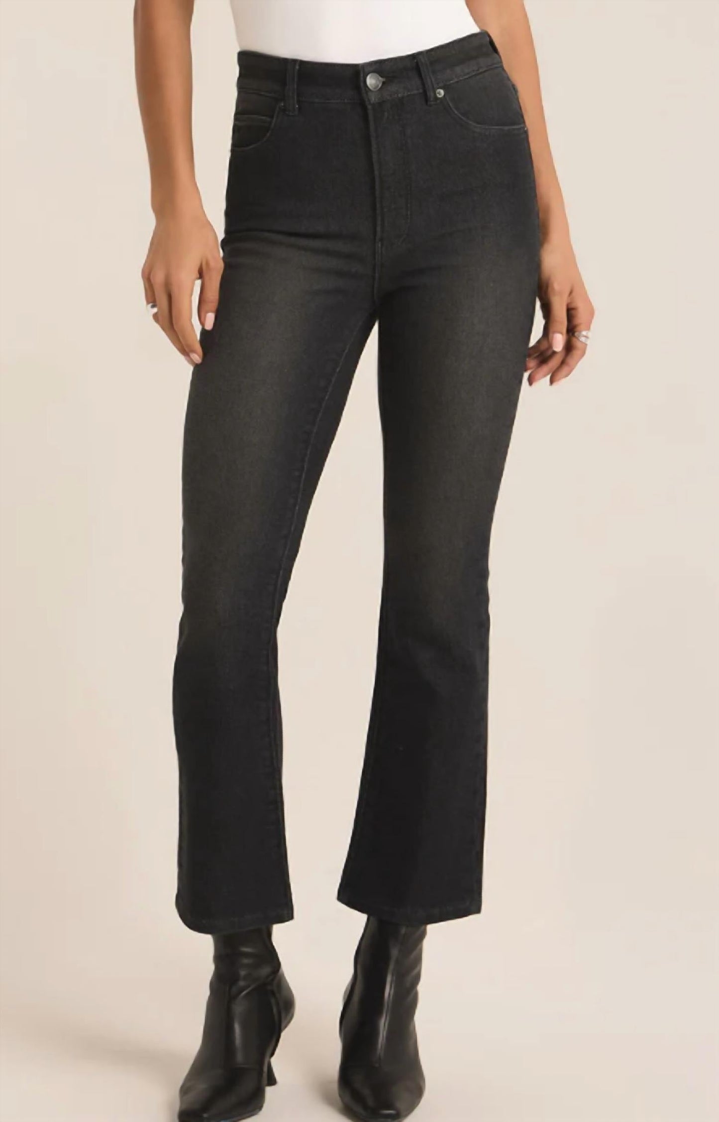 Z Supply - Lia Denim Ankle Kick Flared Jeans
