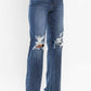 Judy Blue - High Waist 90s Knee Destroy Straight Jeans