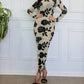 Little Secret Of Mine - Women's Sheer Long Sleeve Midi Dress