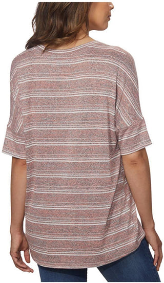 Calvin Klein Women's Knit Top Red Size Small