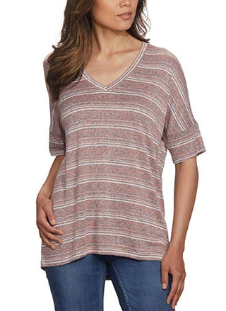 Calvin Klein Women's Knit Top Red Size Small