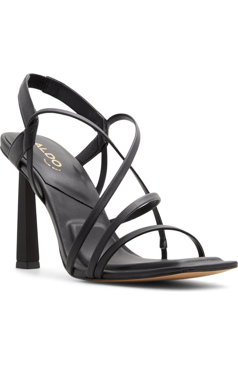 Aldo Women's Black Amilia Strappy Dress Sandals Size 7 Shoes