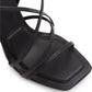 Aldo Women's Black Amilia Strappy Dress Sandals Size 7 Shoes