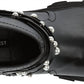 Nine West - Women's Cearlz3 Chain Detailed Leather Ankle Boots