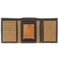 Timberland Men's Whitney Canvas Trifold Wallet Brown Size Regular