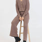 Vintage Havana - Waffle Knit Flared Pant