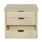 3 Drawer Cabinet - Natural Wood Finish