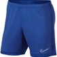 Nike Men's Dri Fit Academy Soccer Game Shorts Blue Size Large