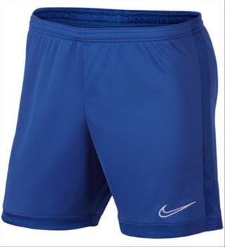 Nike Men's Dri Fit Academy Soccer Game Shorts Blue Size Large
