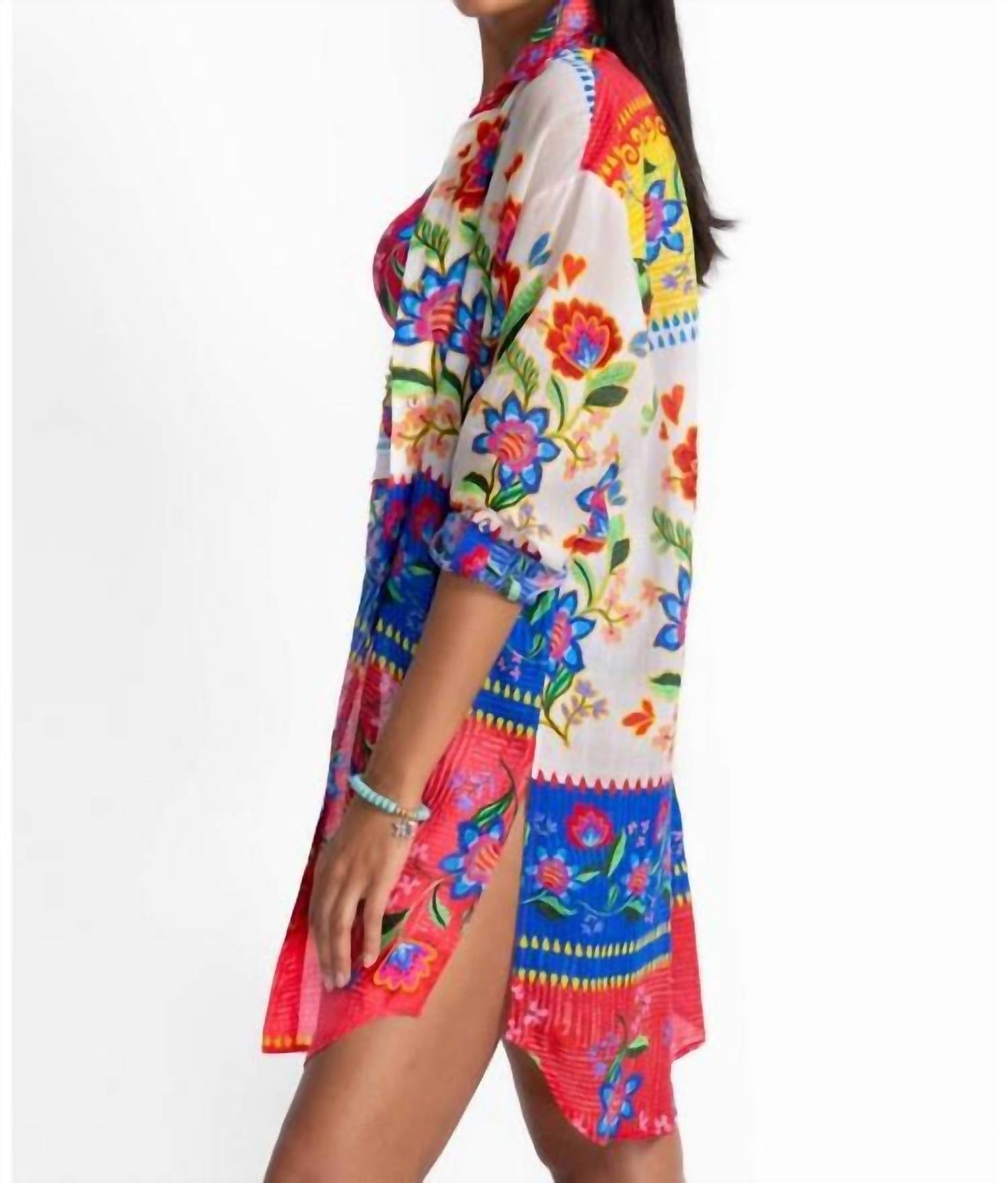 Johnny Was - RUMBA BUTTON DOWN SHIRT DRESS