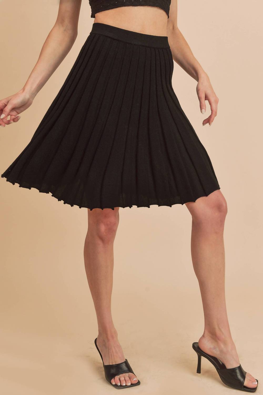 Aemi + Co - Kapri Knit Skirt with Attached Shorts